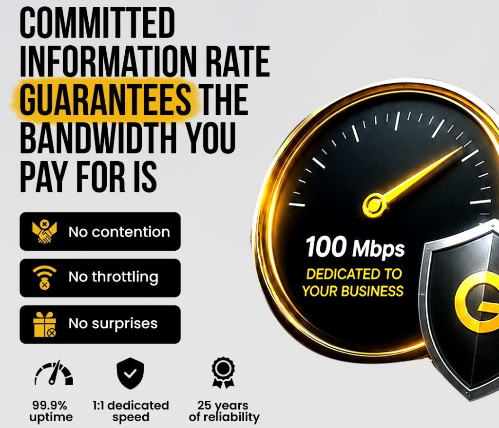 committed information rate guarantees the bandwidth you pay for us